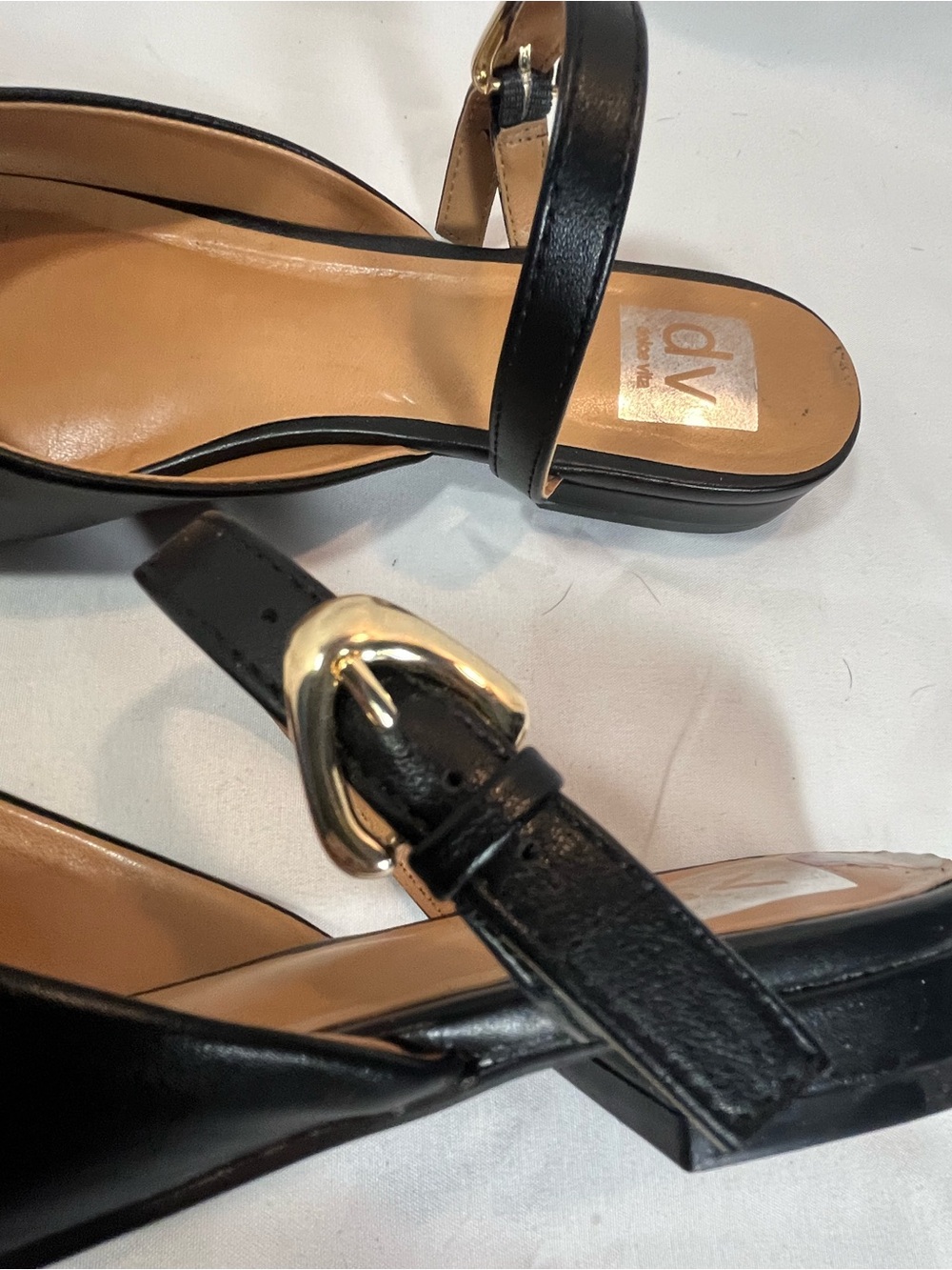 Dolce Vita Black Pointed Mary Jane Flat with Ankle Strap - Picture 7 of 10